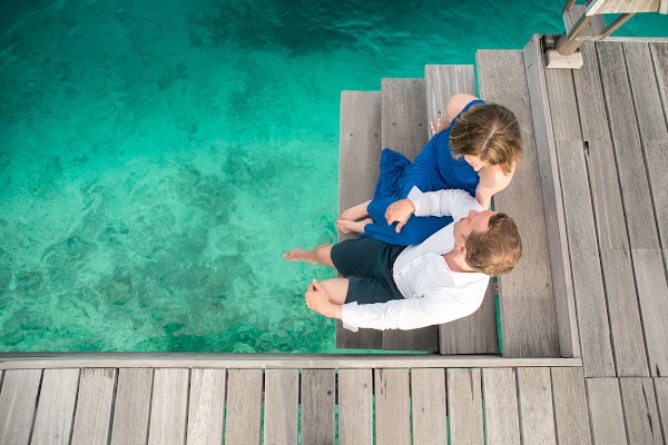 R & J Honeymoon Portrait at Gangehi Island Resort, Gangehi Island Resort, Alifu Alifu Atoll, Maldives — frame 5