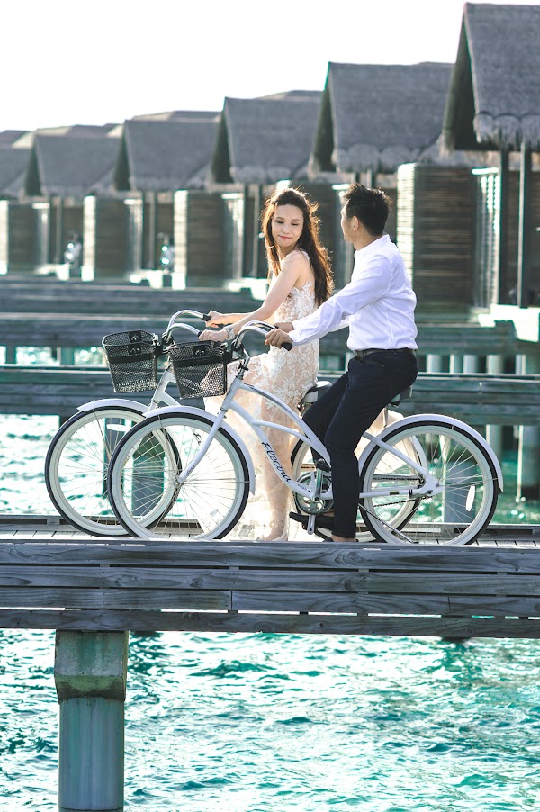 A & B Honeymoon Portrait at Anantara Kihavah Villas — frame 6