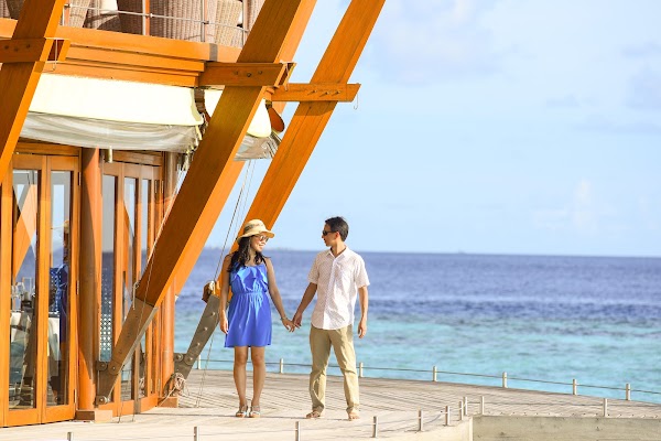 J & N Honeymoon Portrait at Baros Maldives — frame 5