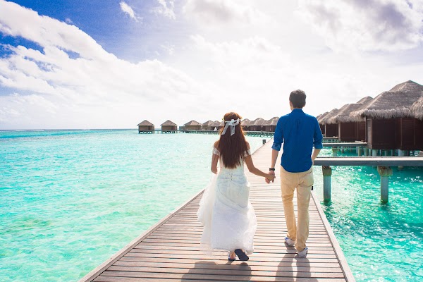C & S Honeymoon Portrait at Anantara Resort and Spa Maldives — photographed at Anantara Dhigu Maldives Resort, Kaafu (Malé) Atoll — frame 5