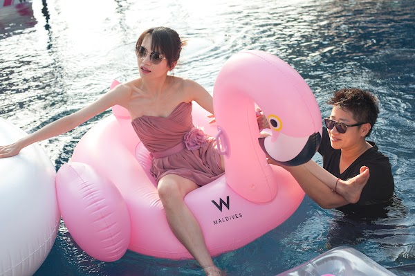 K & C Honeymoon Portrait at W Maldives, W Maldives, Alifu Alifu Atoll, Maldives — frame 40