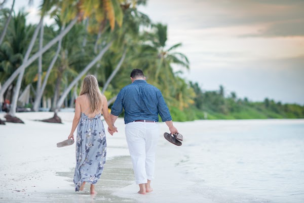 C & N Honeymoon Portrait at Shangri - La's Villingili Resort & Spa, Maldives — photographed at Shangri-la Villingili Maldives, Seenu (Addu) Atoll — frame 3