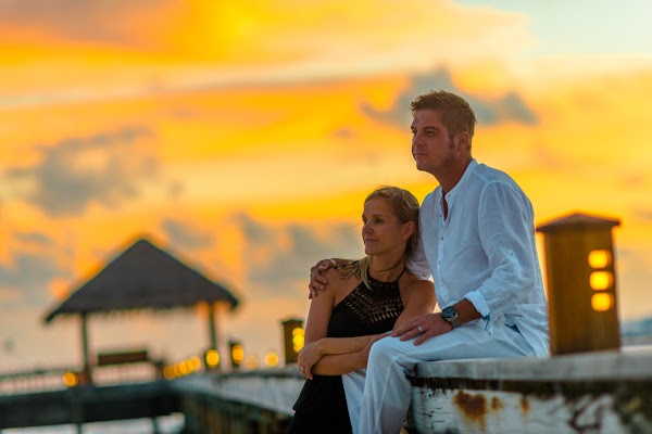 K & A Anniversary Portrait at Mirihi Island Resort, Mirihi Island Resort, Alifu Dhaalu Atoll, Maldives — frame 9