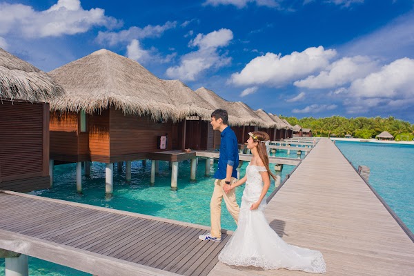 C & S Honeymoon Portrait at Anantara Resort and Spa Maldives — frame 5