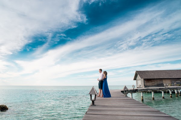 R & J Honeymoon Portrait at Gangehi Island Resort, Gangehi Island Resort, Alifu Alifu Atoll, Maldives — frame 4