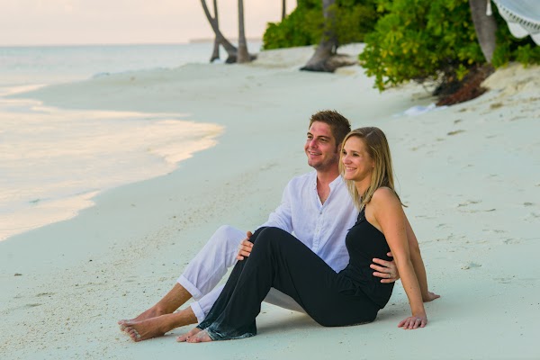 K & A Anniversary Portrait at Mirihi Island Resort — photographed at V Villas Maldives at Mirihi-Mgallery Collection, Alifu Dhaalu (South Ari) Atoll — frame 4