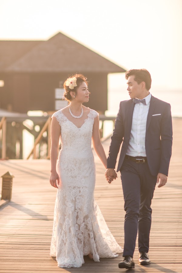 U & G Pre-Wedding Portrait at Lily Beach Resort — frame 6
