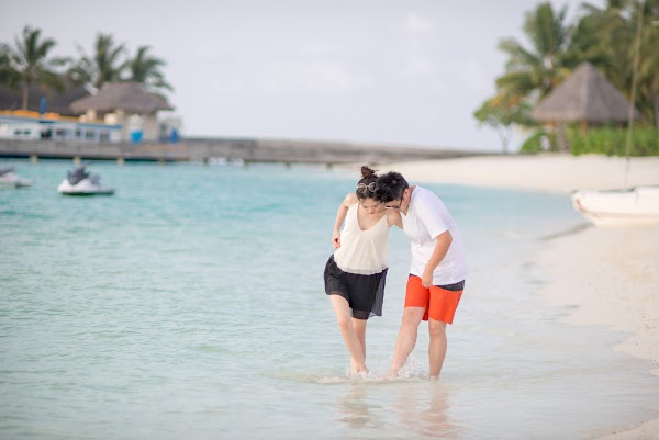 K & C Honeymoon Portrait at W Maldives, W Maldives, Alifu Alifu Atoll, Maldives — frame 18