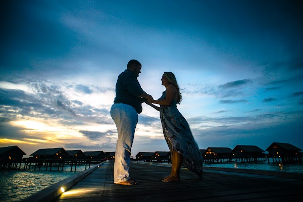 C & N Honeymoon Portrait at Shangri - La's Villingili Resort & Spa, Maldives — frame 10