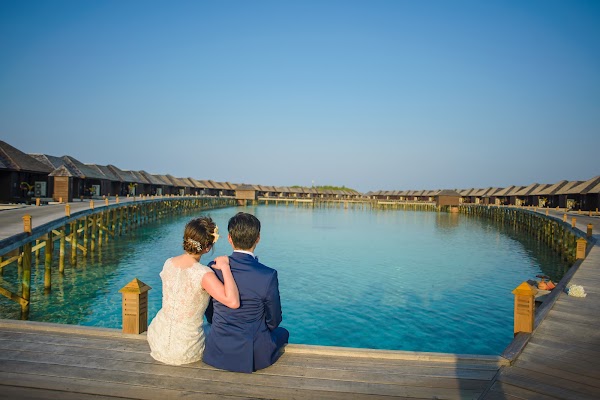 U & G Pre-Wedding Portrait at Lily Beach Resort — photographed at Lily Beach Resort & Spa, Alifu Dhaalu (South Ari) Atoll — frame 3