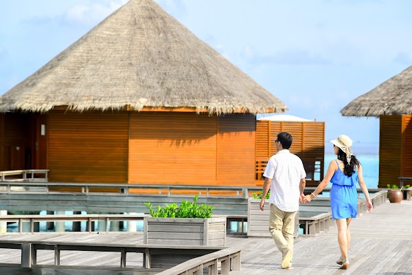 J & N Honeymoon Portrait at Baros Maldives — frame 4