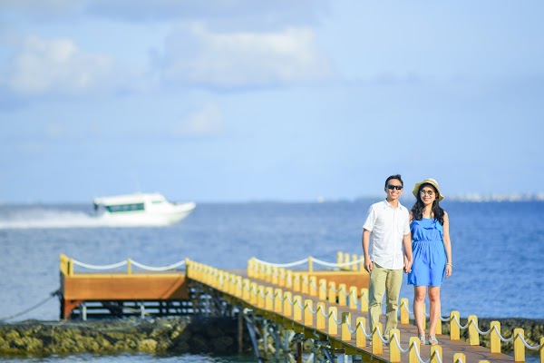 J & N Honeymoon Portrait at Baros Maldives — photographed at Baros Maldives, Kaafu (Malé) Atoll — frame 5