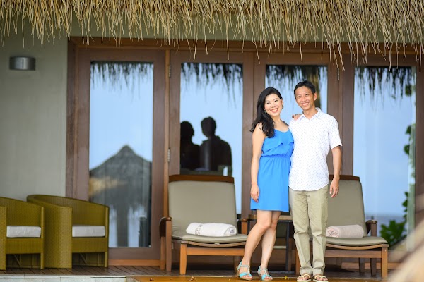 J & N Honeymoon Portrait at Baros Maldives, Baros Maldives, Kaafu Atoll, Maldives — frame 8