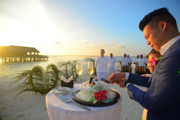 A & Z Elopement Elopement at Mirihi Island Resort, Mirihi Island Resort, Alifu Dhaalu Atoll, Maldives — frame 12