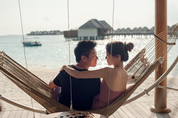 K & C Honeymoon Portrait at W Maldives, W Maldives, Alifu Alifu Atoll, Maldives — frame 37