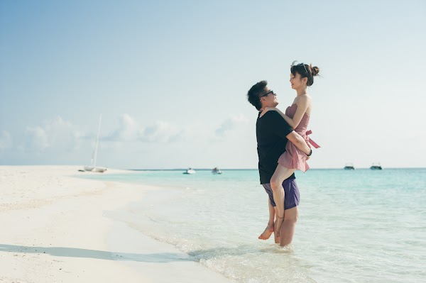 K & C Honeymoon Portrait at W Maldives, W Maldives, Alifu Alifu Atoll, Maldives — frame 39