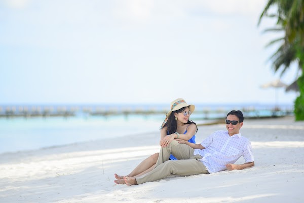 J & N Honeymoon Portrait at Baros Maldives, Baros Maldives, Kaafu Atoll, Maldives — frame 14