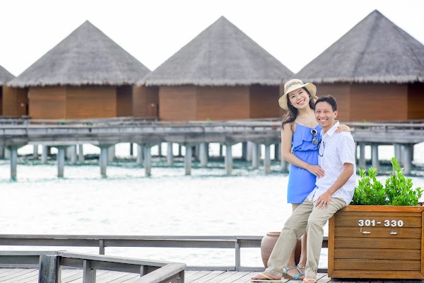 J & N Honeymoon Portrait at Baros Maldives, Baros Maldives, Kaafu Atoll, Maldives — frame 6