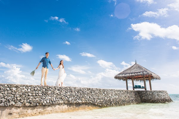 C & S Honeymoon Portrait at Anantara Resort and Spa Maldives — photographed at Anantara Dhigu Maldives Resort, Kaafu (Malé) Atoll — frame 4