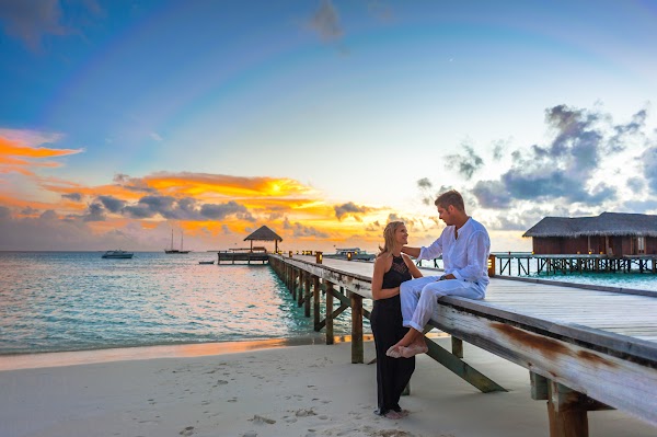 K & A Anniversary Portrait at Mirihi Island Resort, Mirihi Island Resort, Alifu Dhaalu Atoll, Maldives — frame 12