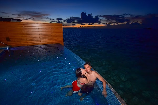 J & N Honeymoon Portrait at Baros Maldives — frame 7