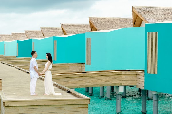S & H Anniversary Portrait at Hard Rock Hotel Maldives, Hard Rock Hotel Maldives, Kaafu Atoll, Maldives — frame 6