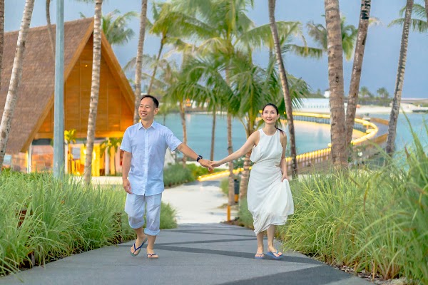 S & H Anniversary Portrait at Hard Rock Hotel Maldives, Hard Rock Hotel Maldives, Kaafu Atoll, Maldives — frame 18