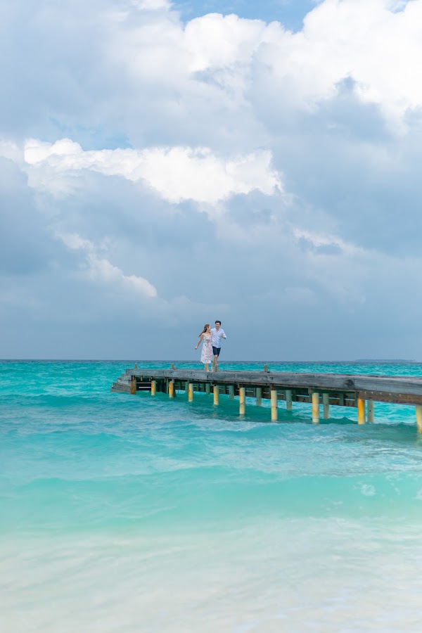 J & H Honeymoon Portrait at Kuramathi Maldives — photographed at Kuramathi Island Resort, Alifu Alifu (North Ari) Atoll — frame 7