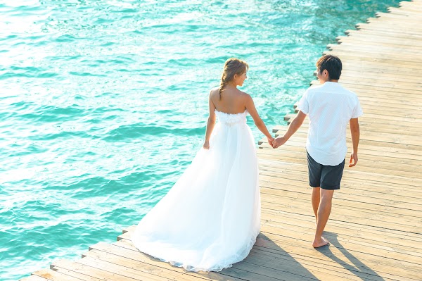 I & H Honeymoon Portrait at Soneva Jani — frame 5