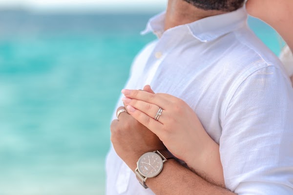 J & Y Honeymoon Portrait at Eriyadhu Island Resort — frame 2