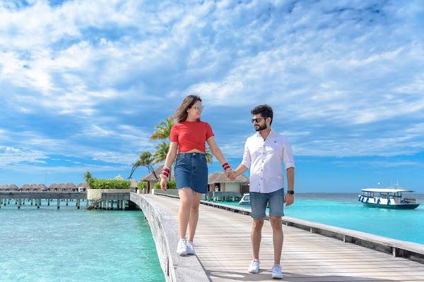 S & R Honeymoon Portrait at Hard Rock Hotel Maldives — frame 2