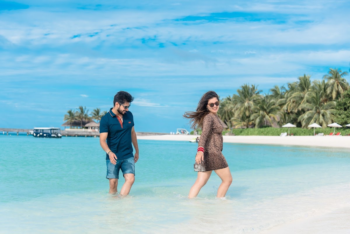 S & R Honeymoon Portrait at Hard Rock Hotel Maldives — frame 9