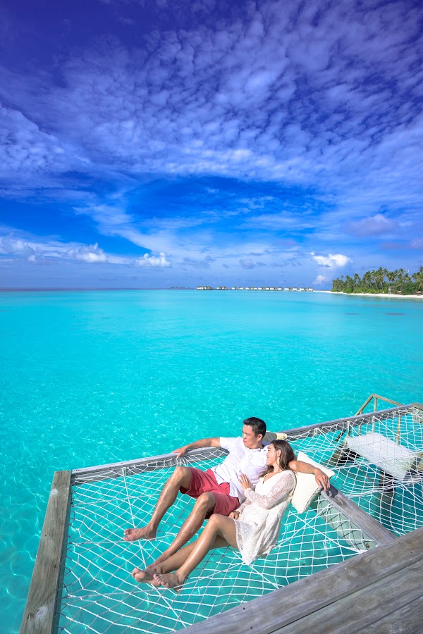 A & H Honeymoon Portrait at Amari Havodda Maldives — frame 5