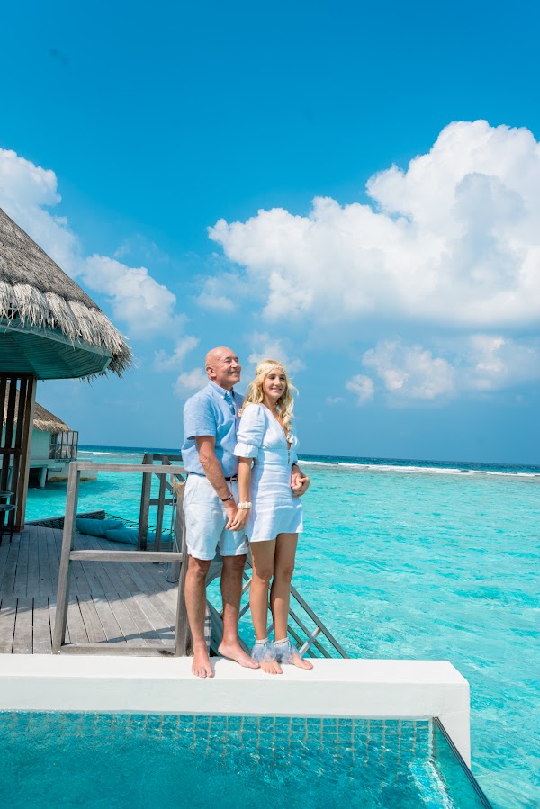 S & F Anniversary Portrait at Kanuhura, Kanuhura, Lhaviyani Atoll, Maldives — frame 49