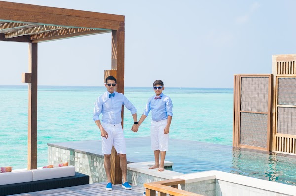 B & P Family Portrait at Four Seasons Resort Maldives at Kuda Huraa — frame 5