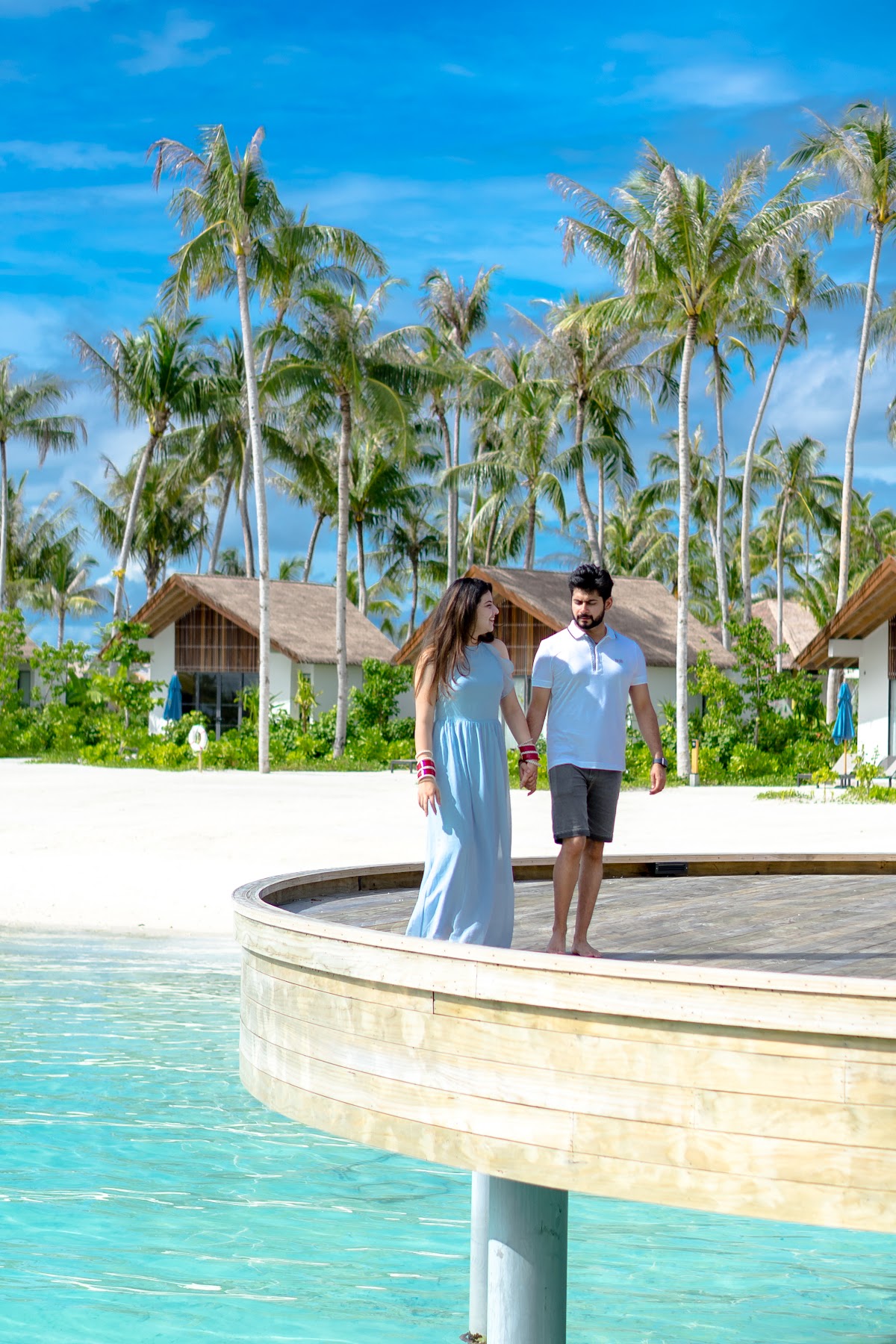S & R Honeymoon Portrait at Hard Rock Hotel Maldives — frame 12