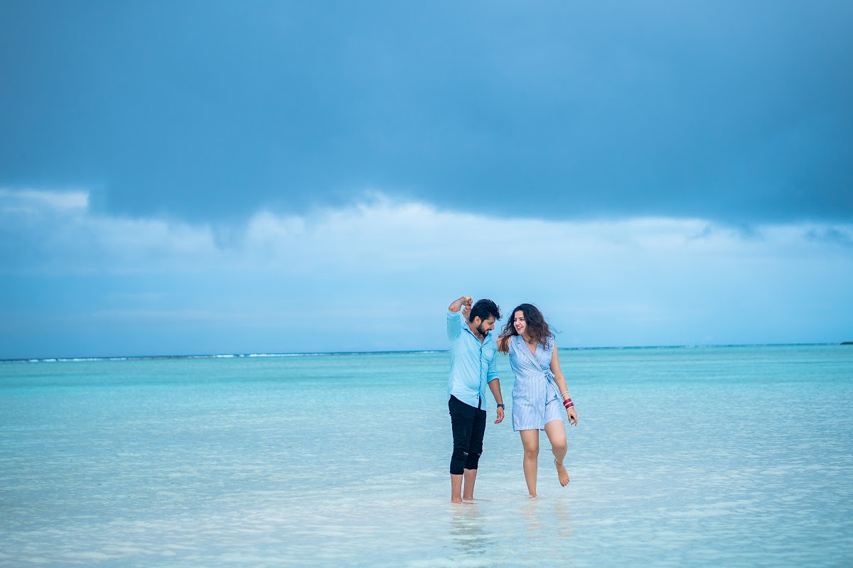 S & R Honeymoon Portrait at Hard Rock Hotel Maldives — frame 17