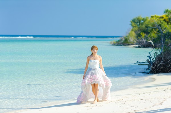 I & H Honeymoon Portrait at Soneva Jani