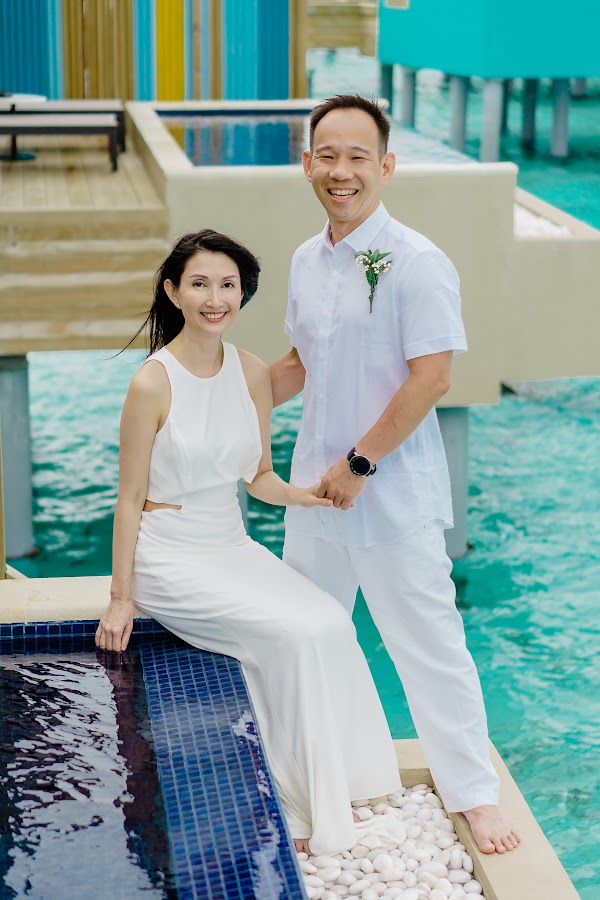 S & H Anniversary Portrait at Hard Rock Hotel Maldives — frame 4