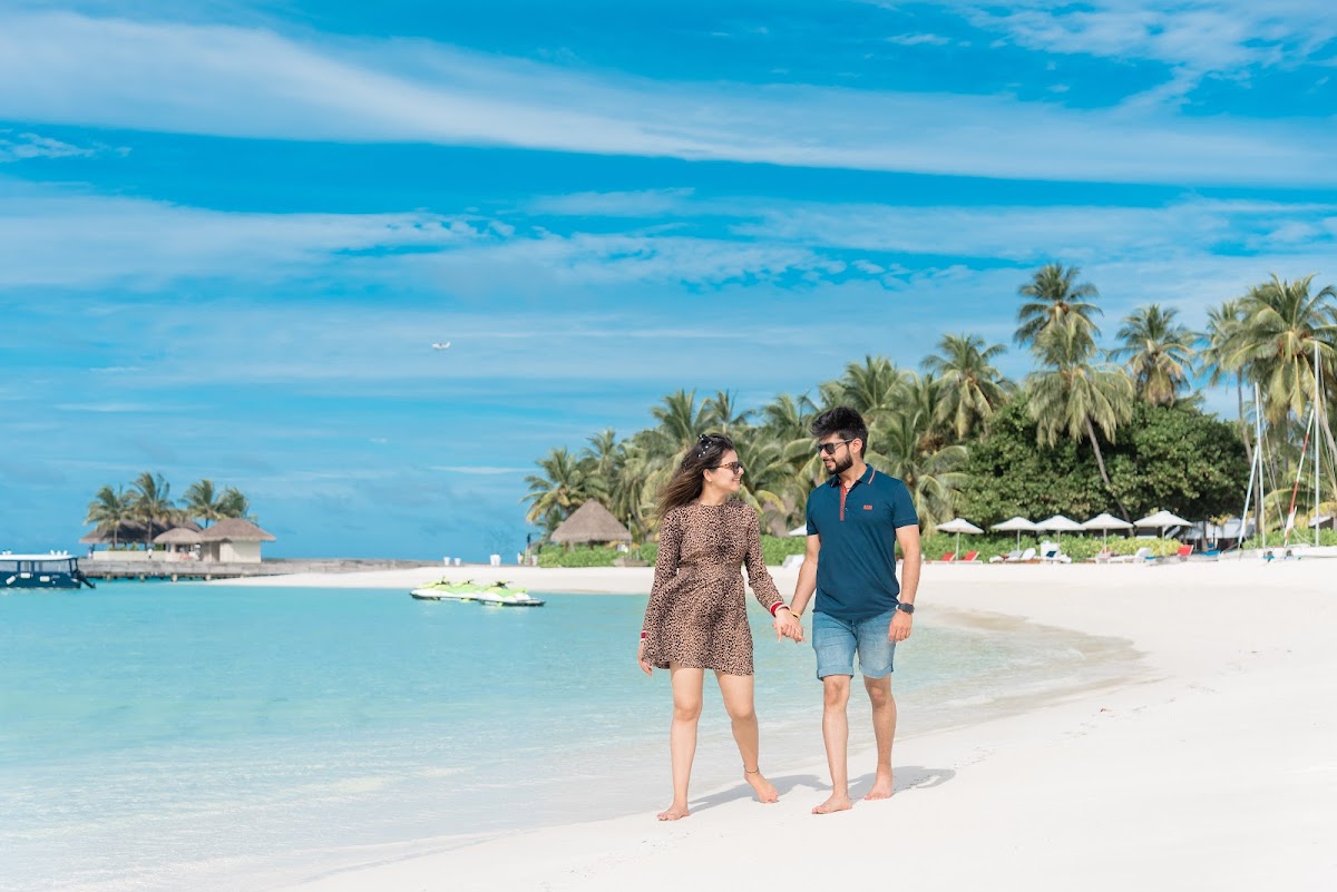 S & R Honeymoon Portrait at Hard Rock Hotel Maldives — frame 7