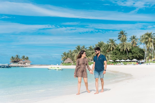 S & R Honeymoon Portrait at Hard Rock Hotel Maldives — frame 3