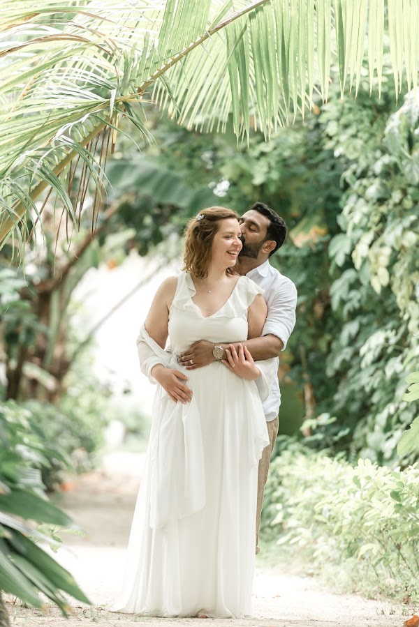 J & Y Honeymoon Portrait at Eriyadhu Island Resort — photographed at Eri Maldives, Kaafu (Malé) Atoll — frame 11