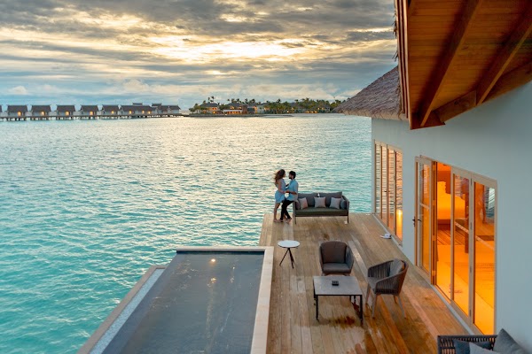 S & R Honeymoon Portrait at Hard Rock Hotel Maldives — frame 10