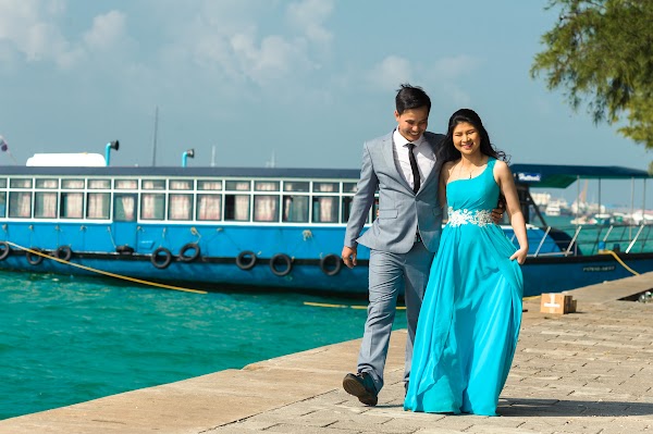 P & N Honeymoon Portrait at Paradise Island Resort and Spa