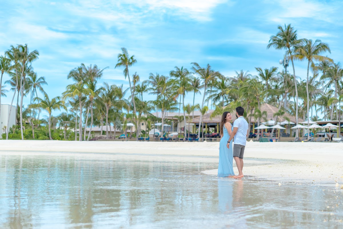 S & R Honeymoon Portrait at Hard Rock Hotel Maldives — frame 14