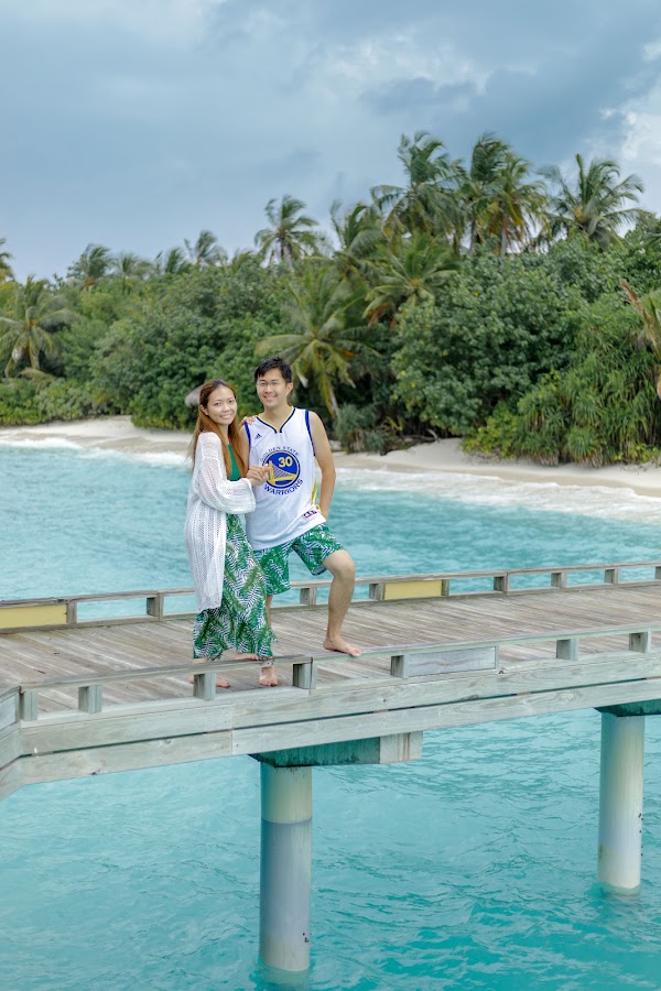 J & H Honeymoon Portrait at Kuramathi Maldives, Kuramathi Maldives, Alifu Alifu Atoll, Maldives — frame 33