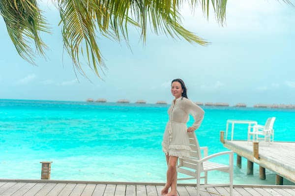 J & L Honeymoon Portrait at Conrad Maldives Rangali Island — photographed at Conrad Maldives Rangali Island, Alifu Dhaalu (South Ari) Atoll — frame 7