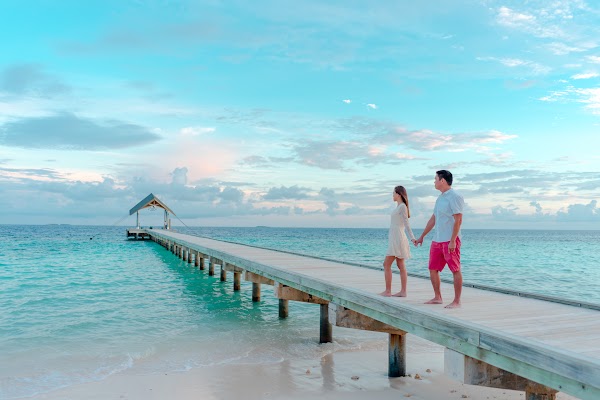 A & H Honeymoon Portrait at Amari Havodda Maldives — photographed at NH Collection Maldives Havodda Resort, Gaafu Dhaalu (South Huvadhu) Atoll — frame 4