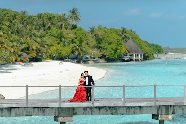 A & C Pre-Wedding Portrait at Club Med Kanifinolhu — photographed at Club Med Kanifinolhu, Kaafu (Malé) Atoll — frame 3