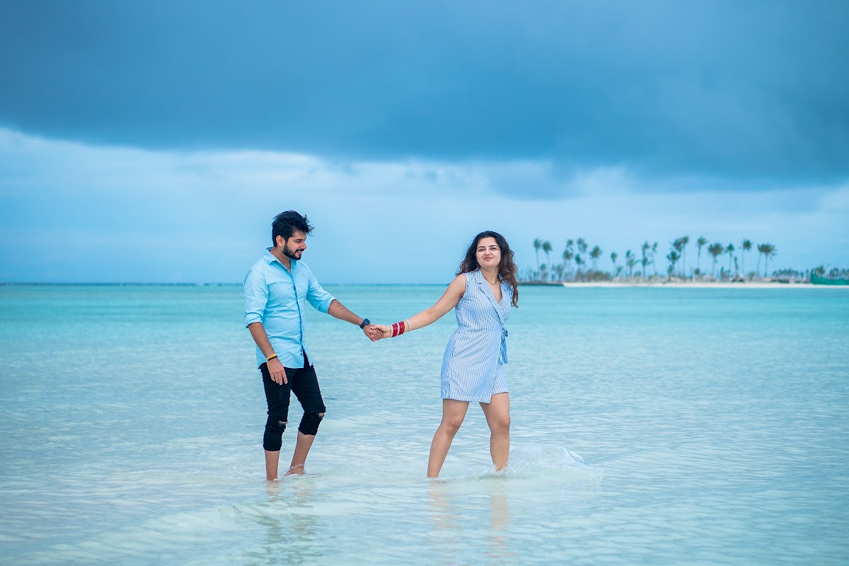 S & R Honeymoon Portrait at Hard Rock Hotel Maldives — frame 16